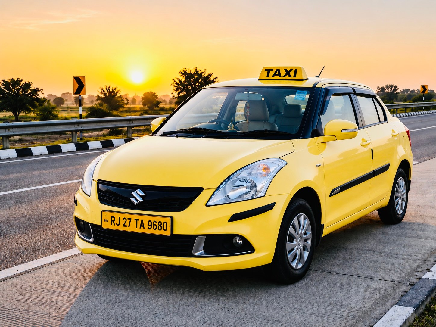 Sedan taxi in Udaipur